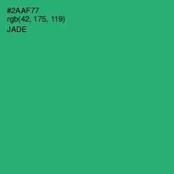 #2AAF77 - Jade Color Image