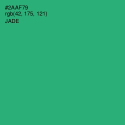 #2AAF79 - Jade Color Image