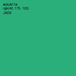 #2AAF7A - Jade Color Image