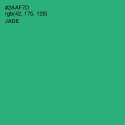 #2AAF7D - Jade Color Image