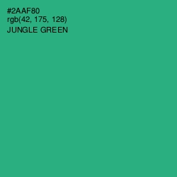 #2AAF80 - Jungle Green Color Image