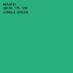 #2AAF81 - Jungle Green Color Image