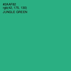 #2AAF82 - Jungle Green Color Image