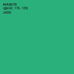 #2AB07B - Jade Color Image