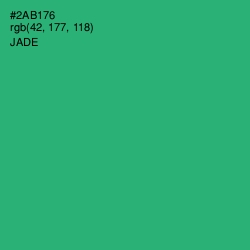 #2AB176 - Jade Color Image