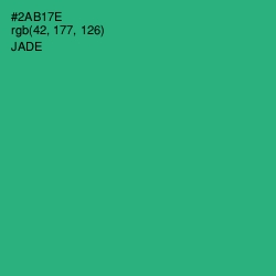#2AB17E - Jade Color Image