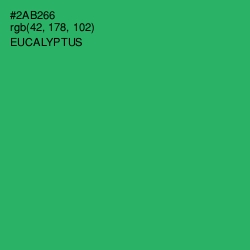 #2AB266 - Eucalyptus Color Image