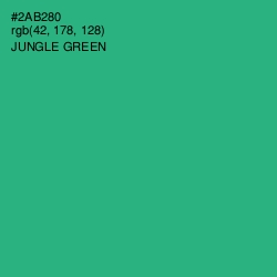 #2AB280 - Jungle Green Color Image