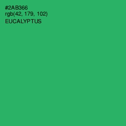 #2AB366 - Eucalyptus Color Image