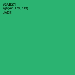 #2AB371 - Jade Color Image