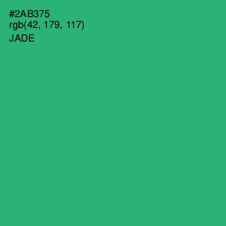 #2AB375 - Jade Color Image