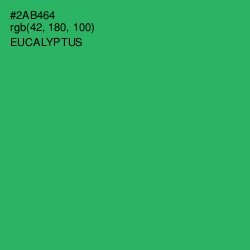 #2AB464 - Eucalyptus Color Image