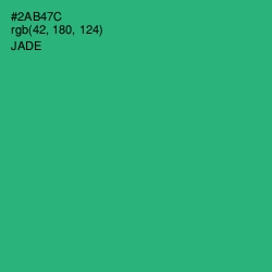 #2AB47C - Jade Color Image