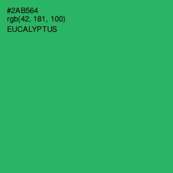 #2AB564 - Eucalyptus Color Image