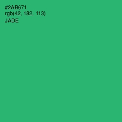 #2AB671 - Jade Color Image