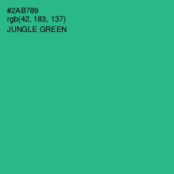 #2AB789 - Jungle Green Color Image