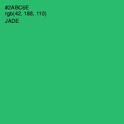 #2ABC6E - Jade Color Image