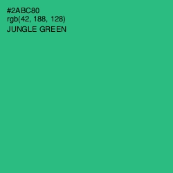 #2ABC80 - Jungle Green Color Image