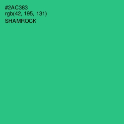#2AC383 - Shamrock Color Image