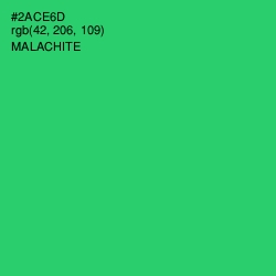 #2ACE6D - Malachite Color Image