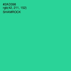 #2AD398 - Shamrock Color Image