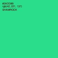 #2ADD89 - Shamrock Color Image