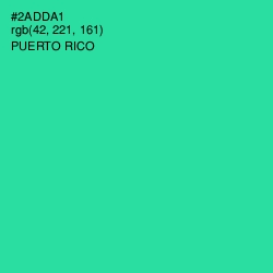 #2ADDA1 - Puerto Rico Color Image