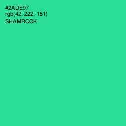 #2ADE97 - Shamrock Color Image