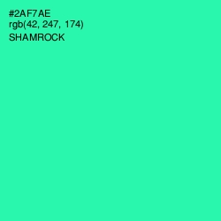 #2AF7AE - Shamrock Color Image