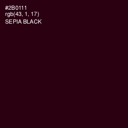 #2B0111 - Sepia Black Color Image
