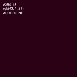 #2B0115 - Aubergine Color Image