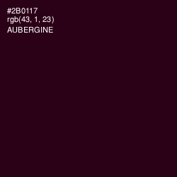 #2B0117 - Aubergine Color Image