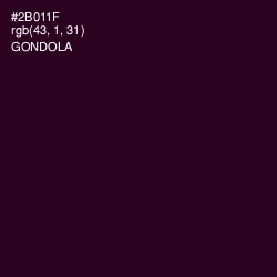 #2B011F - Gondola Color Image