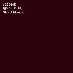 #2B020D - Sepia Black Color Image