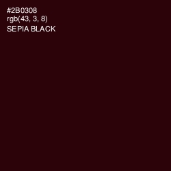#2B0308 - Sepia Black Color Image
