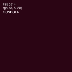 #2B0514 - Gondola Color Image