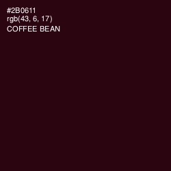 #2B0611 - Coffee Bean Color Image