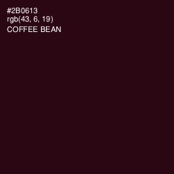 #2B0613 - Coffee Bean Color Image