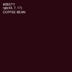 #2B0711 - Coffee Bean Color Image
