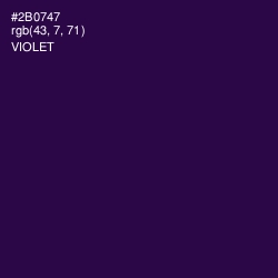 #2B0747 - Violet Color Image