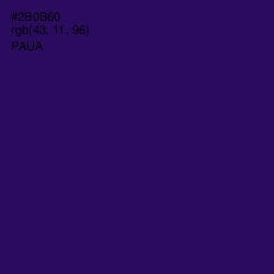 #2B0B60 - Paua Color Image