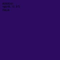 #2B0C61 - Paua Color Image