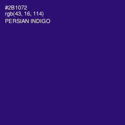 #2B1072 - Persian Indigo Color Image