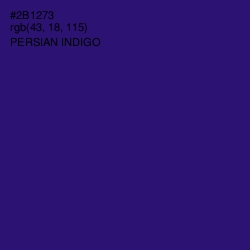 #2B1273 - Persian Indigo Color Image