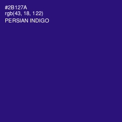 #2B127A - Persian Indigo Color Image