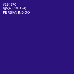 #2B127C - Persian Indigo Color Image