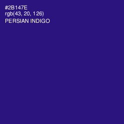#2B147E - Persian Indigo Color Image