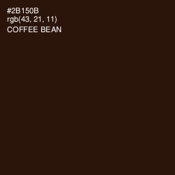 #2B150B - Coffee Bean Color Image