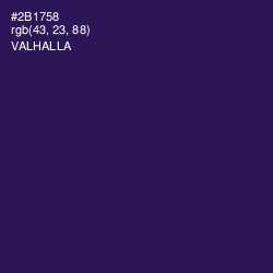 #2B1758 - Valhalla Color Image