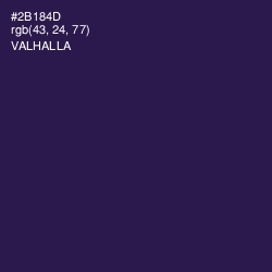 #2B184D - Valhalla Color Image